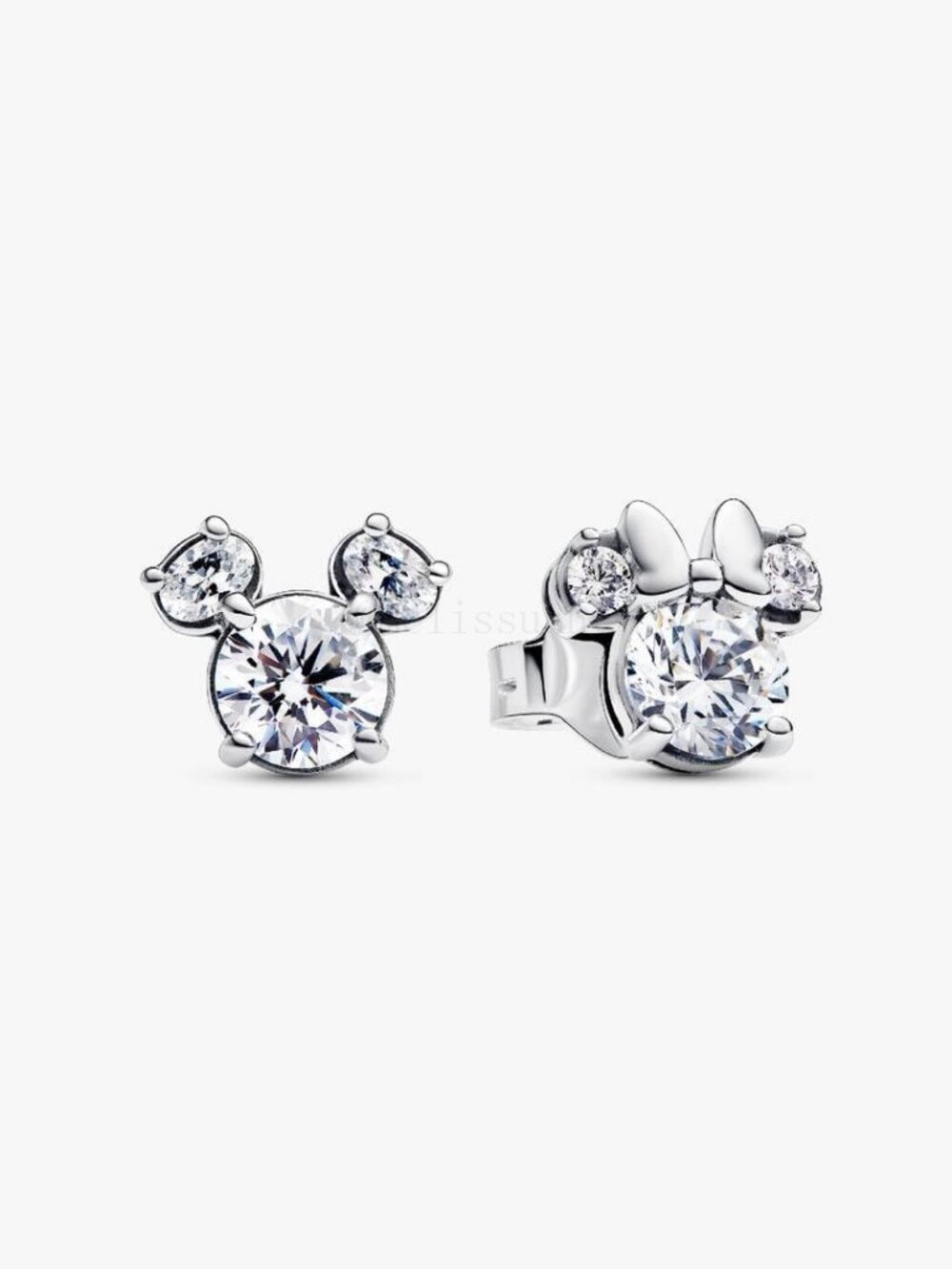 Pandora Disney Mickey Mouse & Minnie Mouse Sparkling Stud Earrings